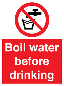 PH10040: Boil water before drinking
