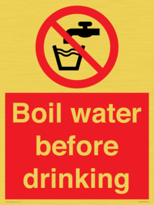 PH10040: Boil water before drinking