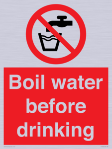 PH10040: Boil water before drinking
