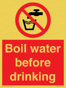 PH10040: Boil water before drinking
