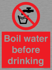 PH10040: Boil water before drinking