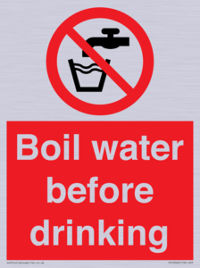 PH10040: Boil water before drinking