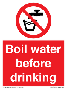 PH10040: Boil water before drinking