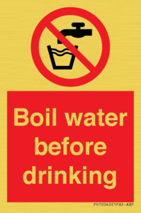 PH10040: Boil water before drinking