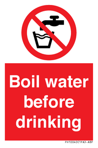 PH10040: Boil water before drinking
