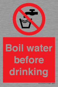 PH10040: Boil water before drinking