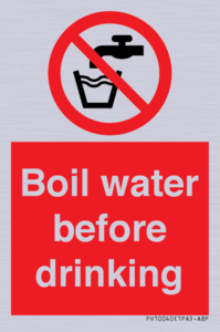 PH10040: Boil water before drinking