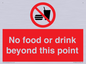 PH10044: No food or drink beyond this point