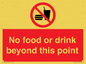 PH10044: No food or drink beyond this point