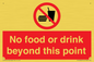 PH10044: No food or drink beyond this point