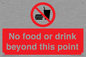 PH10044: No food or drink beyond this point
