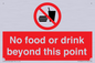 PH10044: No food or drink beyond this point