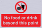 PH10044: No food or drink beyond this point