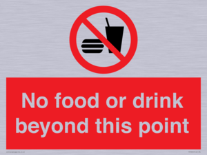 PH10044: No food or drink beyond this point