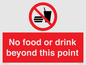 PH10044: No food or drink beyond this point
