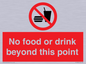 PH10044: No food or drink beyond this point