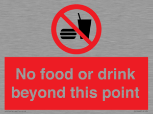 PH10044: No food or drink beyond this point