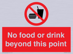 PH10044: No food or drink beyond this point
