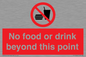 PH10044: No food or drink beyond this point