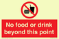 PH10044: No food or drink beyond this point