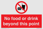 PH10044: No food or drink beyond this point