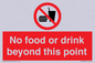PH10044: No food or drink beyond this point