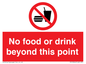 PH10044: No food or drink beyond this point