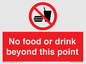 PH10044: No food or drink beyond this point