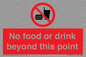 PH10044: No food or drink beyond this point