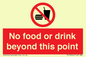 PH10044: No food or drink beyond this point