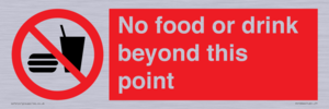 PH10044: No food or drink beyond this point