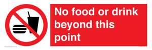 PH10044: No food or drink beyond this point