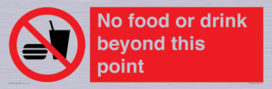 PH10044: No food or drink beyond this point