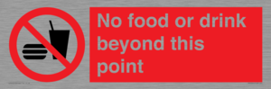 PH10044: No food or drink beyond this point
