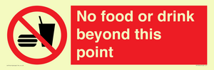PH10044: No food or drink beyond this point