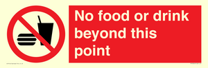 PH10044: No food or drink beyond this point