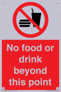 PH10044: No food or drink beyond this point