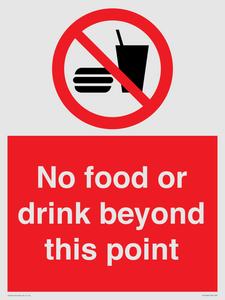 PH10044: No food or drink beyond this point