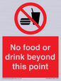 PH10044: No food or drink beyond this point