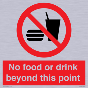 PH10044: No food or drink beyond this point