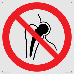 PH11262: P014 Prohibition: No access with metallic implants