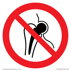 PH11262: P014 Prohibition: No access with metallic implants