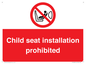 PH12636: Child seat installation prohibited