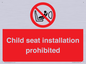 PH12636: Child seat installation prohibited