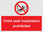 PH12636: Child seat installation prohibited