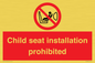 PH12636: Child seat installation prohibited