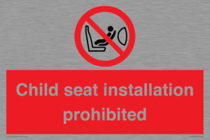 PH12636: Child seat installation prohibited