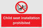 PH12636: Child seat installation prohibited