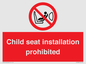 PH12636: Child seat installation prohibited