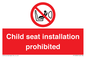 PH12636: Child seat installation prohibited